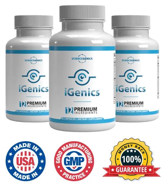 iGenics Vision Supplement iGenics Vision Support Bottles